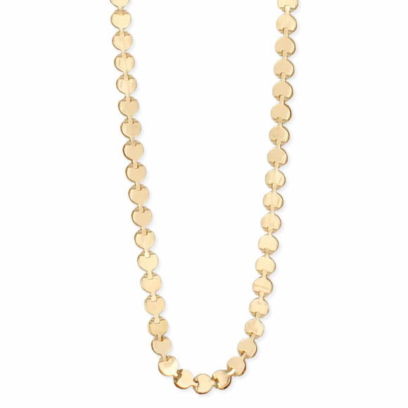 Connect the Dots Gold Link Chain Necklace