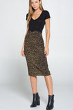 Temptress Leopard Skirt
